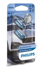 Philips WhiteVision Ultra W5W Sharp White Look 2er Pack