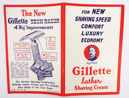 Altes gillette prospekt - altes,