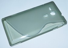 TPU Handyhülle Schutzhülle Cover für Sony Xperia SP C5303 Grau