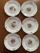 6 Porzellan Dessertteller