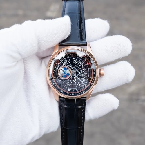Oblvlo automatik herren uhr - herren,
