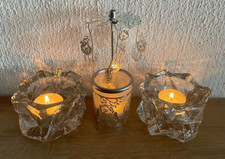 Teelichthalter Kristall Peill Puzzler Eisblock Teelichtpyramide Pyramide