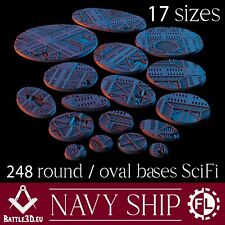 Base Set Rundbase Ovalbases Tabletop Wargaming Bases Rund Oval Space Ship #3