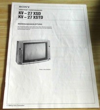 Sony Trinitron Fernseher, Bedienungsanleitung,