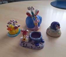 verschiedene Diddl Maus Figuren