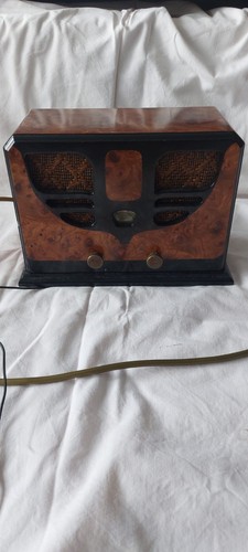 Vintage röhrenradio holz - vintage,
