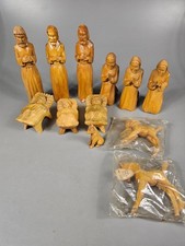 Konvolut Krippenfiguren geschnitzt DDR NEU OVP Erzgebirge Volkskunst Weihnachten