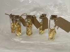 Blattgold Goldflocken  Goldfläschchen – ca. 20 Jahre alt – Geschenkidee  (650)