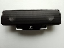 Logitech Stereo-Bar, USB-/ Klinken-Anschluß, Clip-on möglich, für PC / Notebook