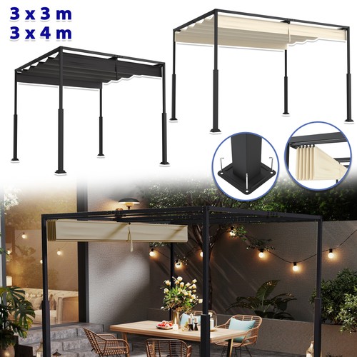 Pavillon pergola 3x3m 3x4m - pavillon,