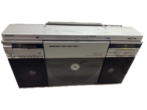 Sharp 2500h boombox radio - sharp,