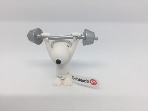 Schleich snoopy gewichtheber - snoopy,