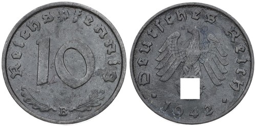 Deutschland 10 pfennig - 10,