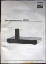 Bedienungsanleitung fuba Stereo-Satellitenreceiver ODE 520