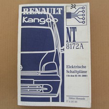 Renault Kangoo I - Elektrik elektrische Schaltpläne Werkstatthandbuch 4/2000
