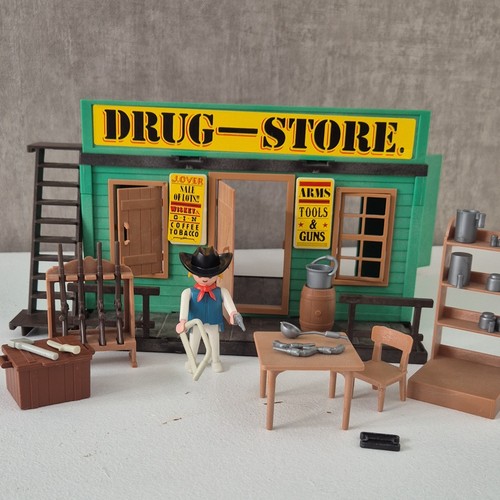 Playmobil western drug - western, drug-store