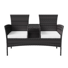 Polyrattan Gartenbank 2-Sitzer