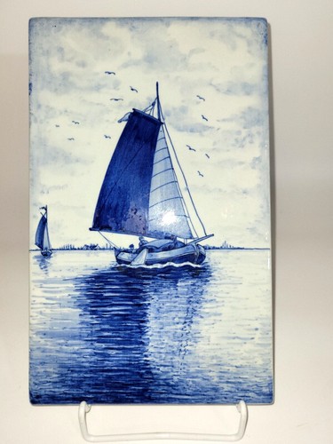 Segelboot auf wandfliese - segelboot,
