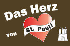 Aufkleber Herz von St. Pauli