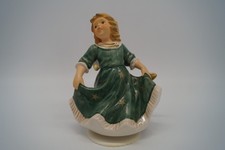 [12967] Goebel Engel Spieluhr in Grün White Christmas