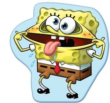 Schwammkopf Motiv Sofakissen