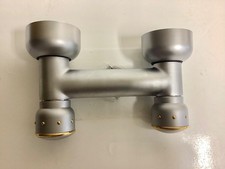 Brausearmatur Hansgrohe Mondial Edelmatt/Gold, Brausebatterie, Rarität, 15630890