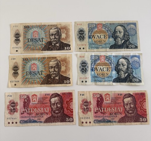 Tschechoslowakei banknoten - tschechoslowakei,