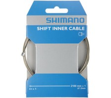 Shimano schaltzug 2x2100mm - schaltzug, 1,2x2100mm
