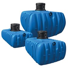 Zisterne Regenwassertank Flachtank Garten-Comfort Paket Wassertank FLAT S/M/L