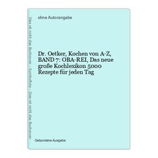 Dr. Oetker, Kochen von A-Z