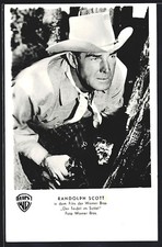 AK Schauspieler Randolph Scott in seinem Film Der Teufel im Sattel 