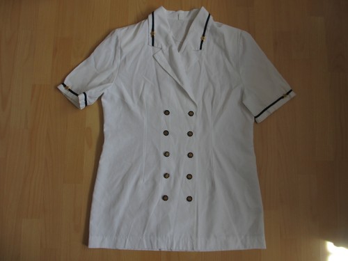 Vintage maritim hemdbluse - vintage,
