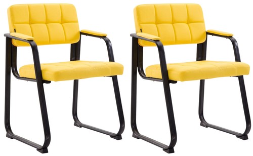 2er set besucherstühle - set,