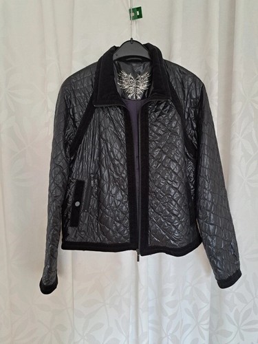Schwarze stepp jacke olsen - schwarze,
