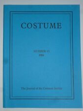 COSTUME The Journal of the Costume Society No. 15, 1981