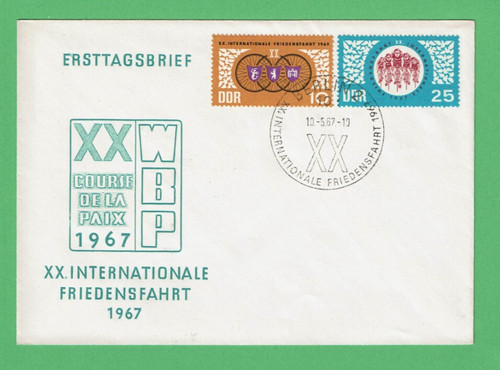 Fdc ddr 1967 ersttagsbriefe - fdc,
