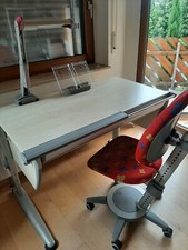 Moll Schreibtisch "Runner" mit Mobilight-Lampe, Maximo Forte Drehstuhl,...