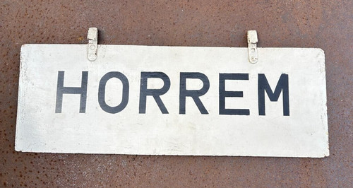 Zuglaufschild horrem - /, /