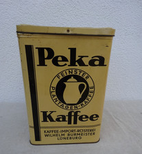 Alte Blechdose Kaffeedose Peka