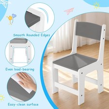 Kinderstuhl,Schreibtischstuhl Kinder ab 2 Jahren,Pack mit Fußstütze & Gebogener