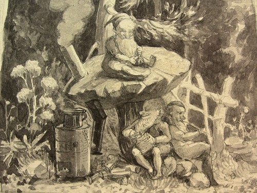 Ludwig richter zwergenszene - richter, `zwergenszene