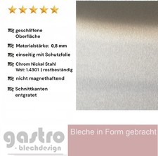 Edelstahl Blech K240