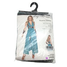 LEG AVENUE 85036 Krieger Maiden Kostüm Größe L grün Outdoor & S - Unvollständig
