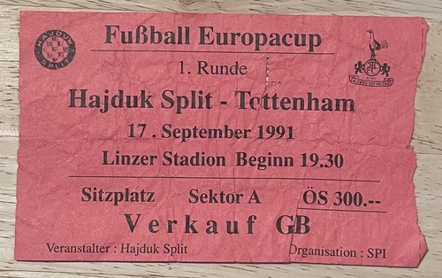 Match ticket hajduk - match, split