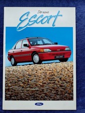 Ford Escort Ghia, Cabriolet, S, CLX, Turnier Prospekt 7.1990