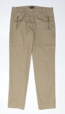 Armani Exchange Damen Beige Slim Chino Hose
