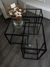 IKEA Tisch Set 3 teilig schwarz Nur Für Selbstabholer