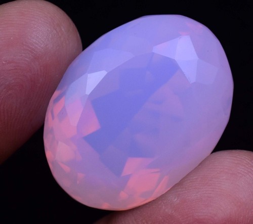 Pink welo opal - welo, Äthiopische