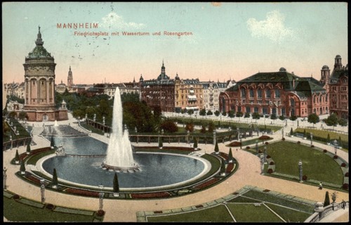 Mannheim friedrichsplatz mit - -,