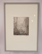 Original Radierung Rolf Kurz